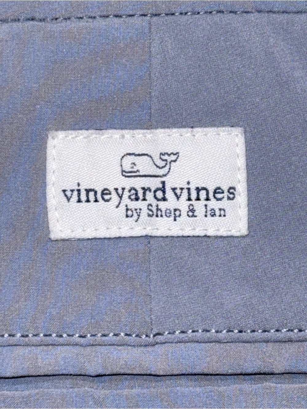 Vineyard Vines Performance Breaker Shorts Size 34 Gray Blue Tonal - Picture 3 of 6